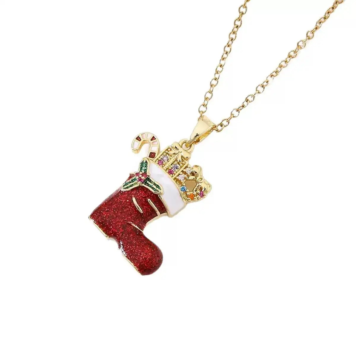 Santa Claus Pendant Necklace