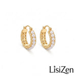 Seed Pearl Hoop Earrings