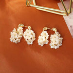 Shell Flower Two-Way Wear for Earrings