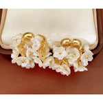 Shell Flower Two-Way Wear for Earrings