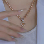 Shining Crystal Pendant Necklace