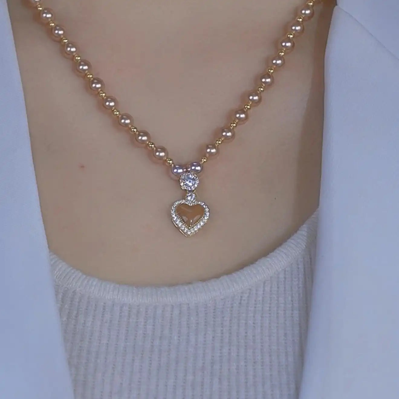 Shining Crystal Pendant Necklace