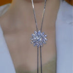 Silver Fireworks Necklace