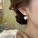 Silver Fireworks Pearl Multi-Wear Earrings