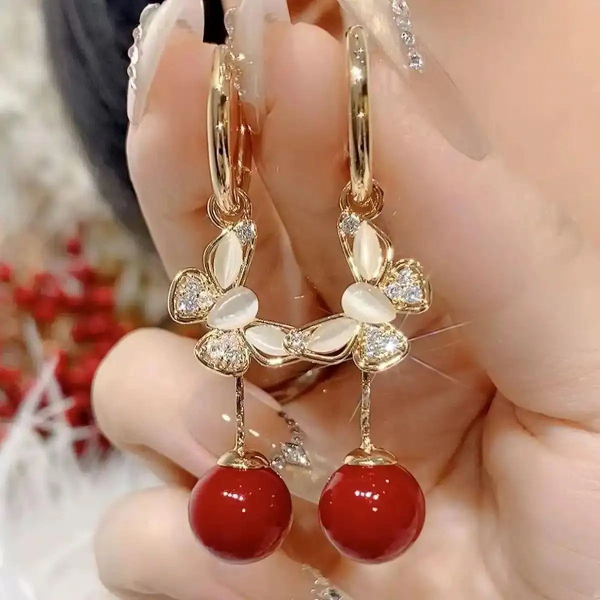 Sleek Long Tassel Clip-On Drop Earrings