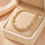 Sparkly Crystal Twist Necklace Set