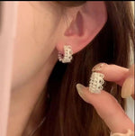 Spring Pearl Stud Earrings