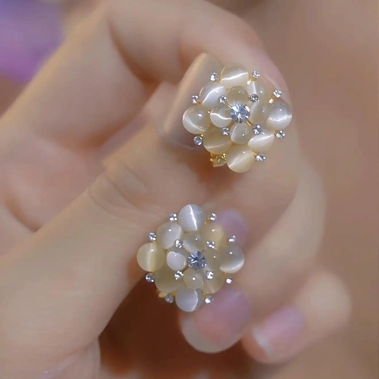 Spring Summer Hydrangea Same Earrings