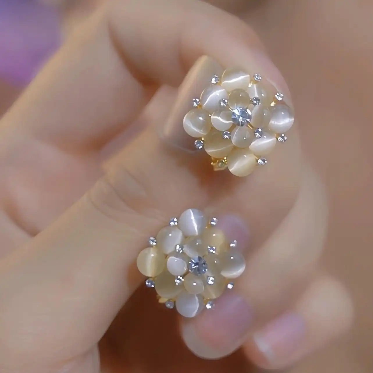 Spring Summer Hydrangea Same Earrings