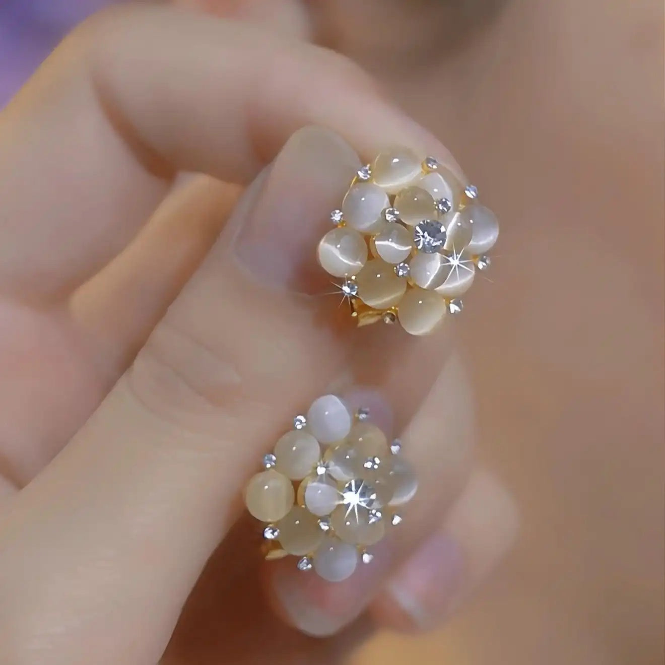 Spring Summer Hydrangea Same Earrings