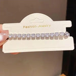 Square Chain Crystal Inlays Bracelet