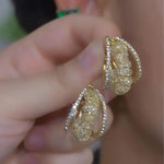 Square Crystal Earrings