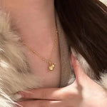 Star and Gourd Pendant Necklace