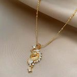 Star Crystal Pony Chinese Retro Necklace