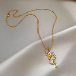 Star Crystal Pony Chinese Retro Necklace