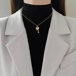 Star Heart Crystal Gorgeous Chain Necklace