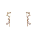 Star Row Crystal Earrings