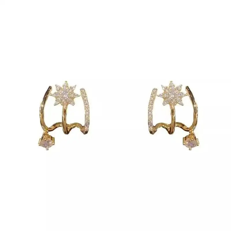 Star Row Earrings