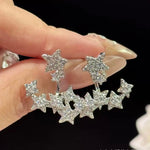 Star Shining Stone Earrings