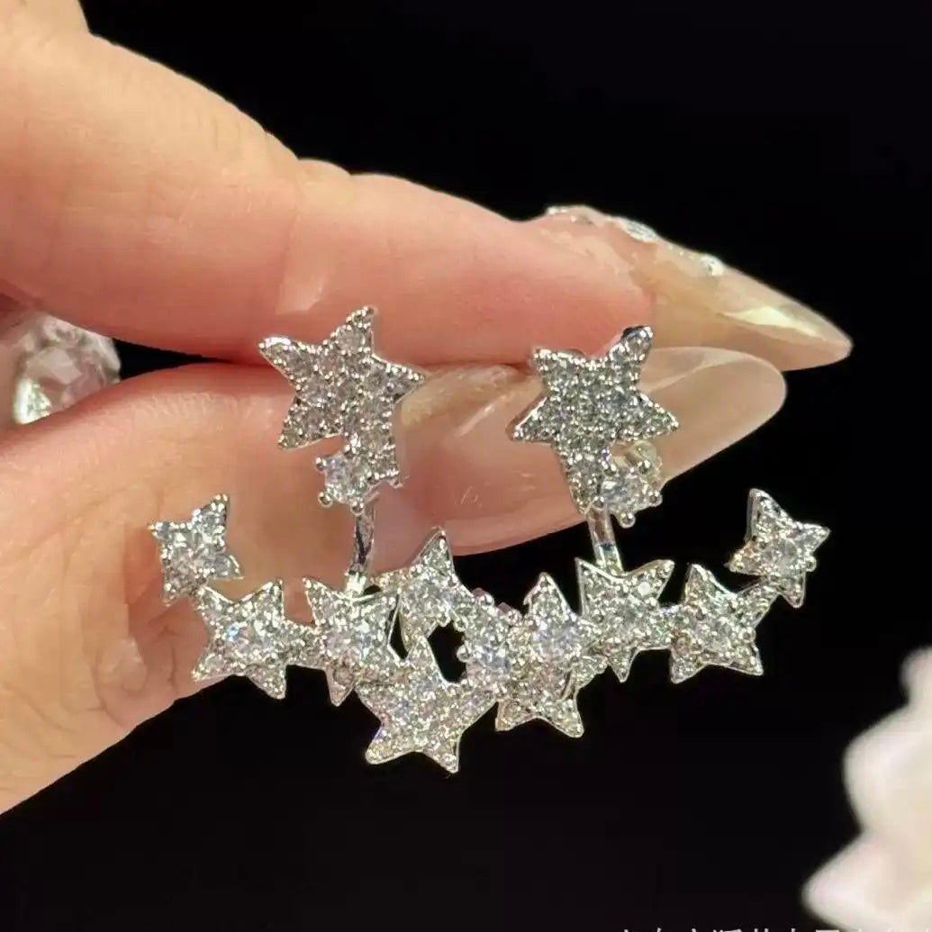 Star Shining Stone Earrings