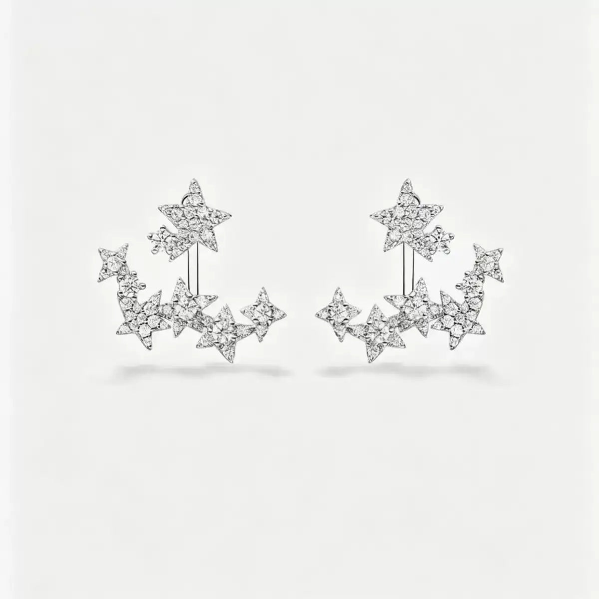 Star Shining Stone Earrings