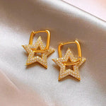 Star Stones Clip-On Vibe Earrings