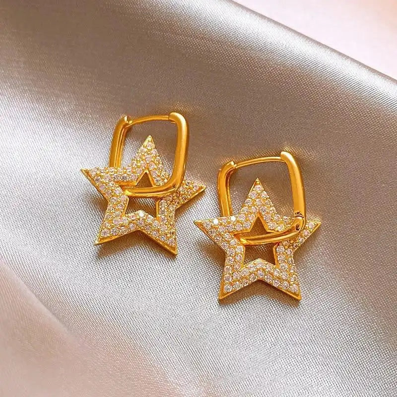 Star Stones Clip-On Vibe Earrings