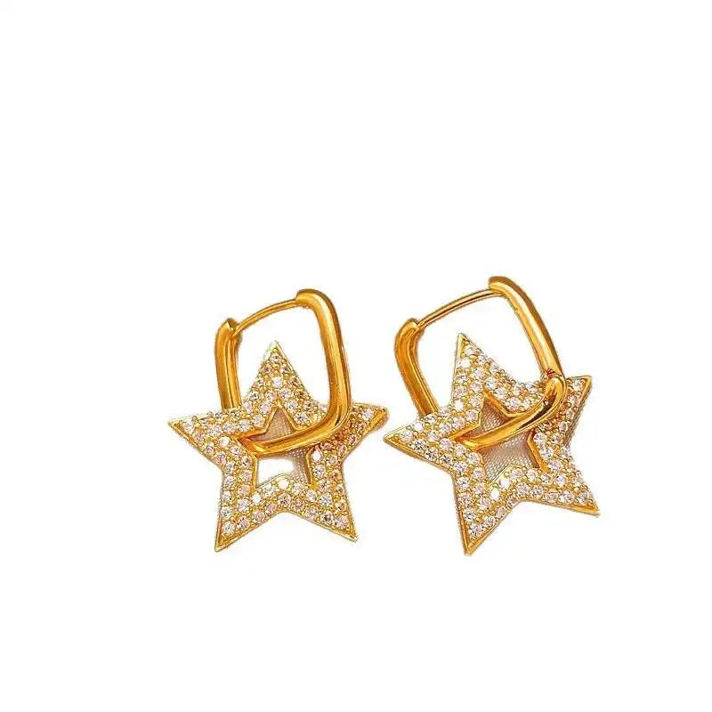 Star Stones Clip-On Vibe Earrings