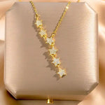 Starburst Tassel Star Necklace
