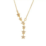 Starburst Tassel Star Necklace