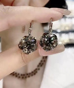 Starfall Gray Diamond Clip-On Earrings