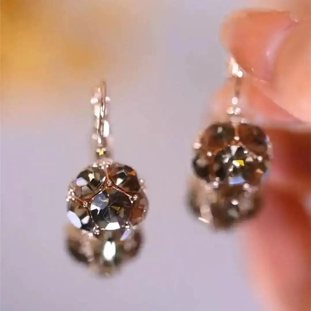 Starfall Gray Diamond Clip-On Earrings