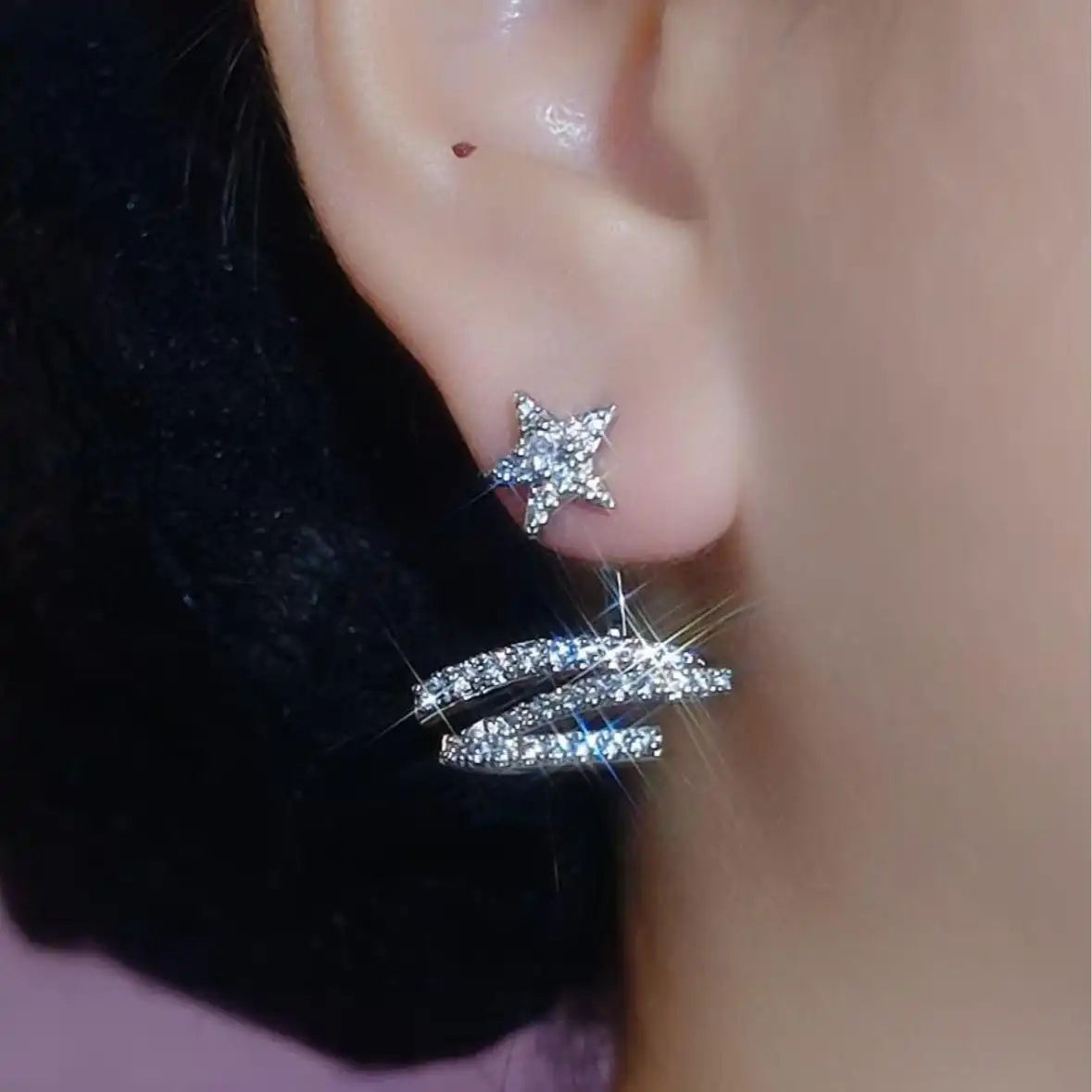 Starlight Streamer Perfect Birthday Gift Earrings