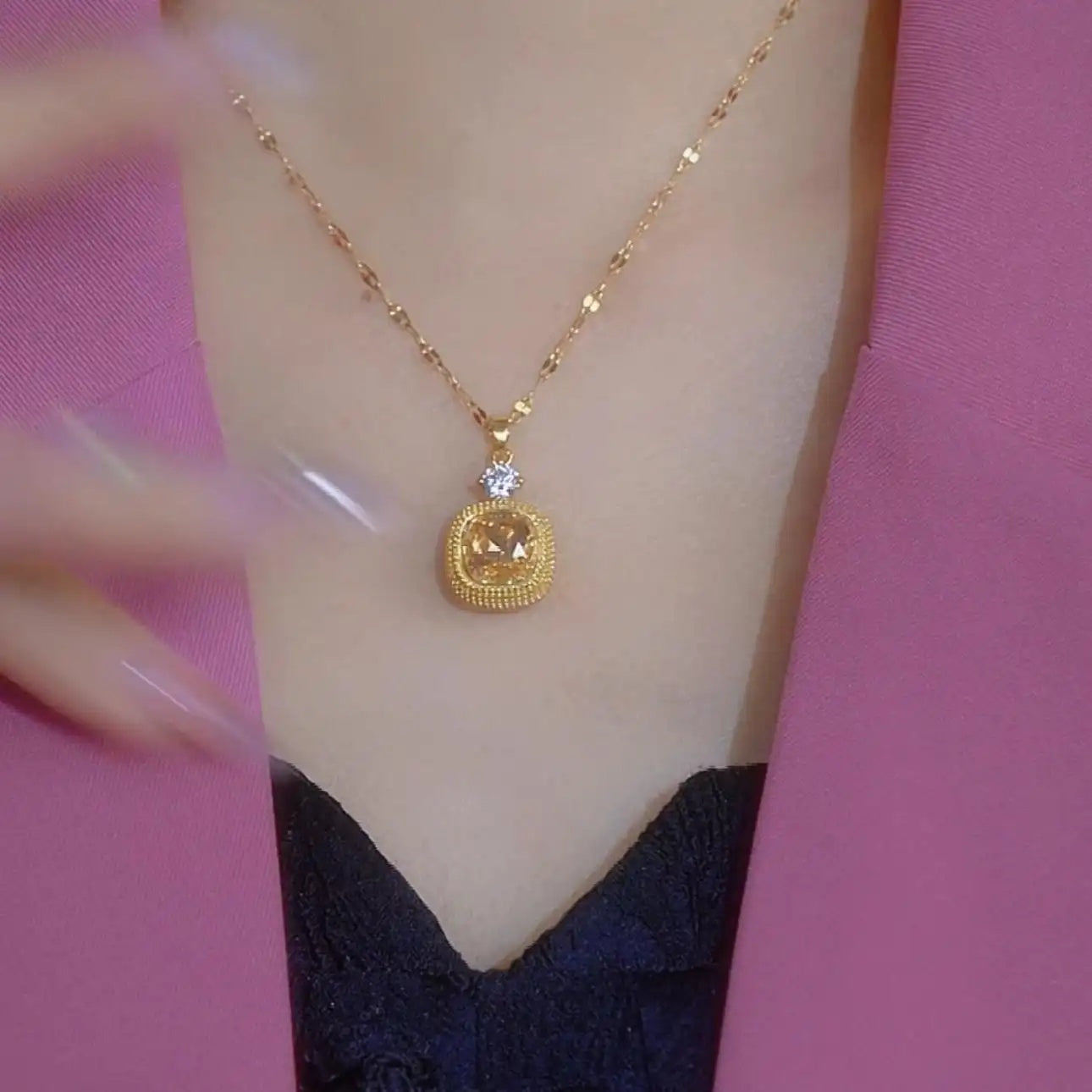 Sugar Cube Necklace