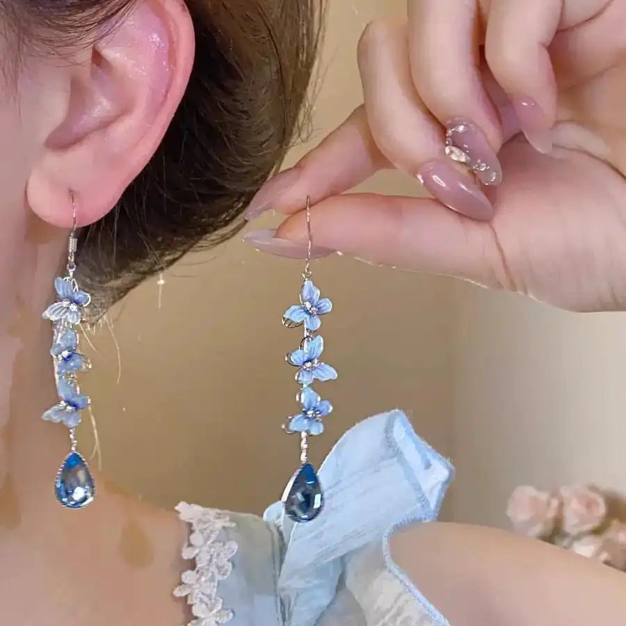 Summer Butterfly Retro Drop Earrings