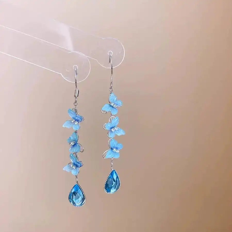 Summer Butterfly Retro Drop Earrings