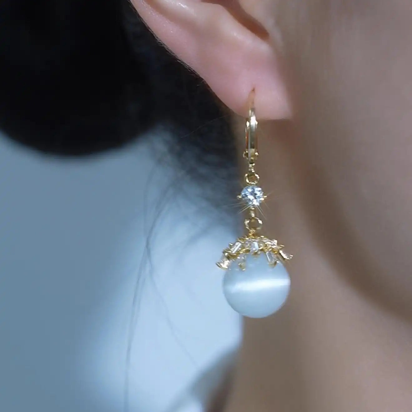 Summer Cat Eye Earrings
