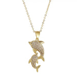 Summer Ocean Series Dolphin Pisces Necklace