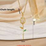 Summer Romantic Tulip Gorgeous Accessory Necklace