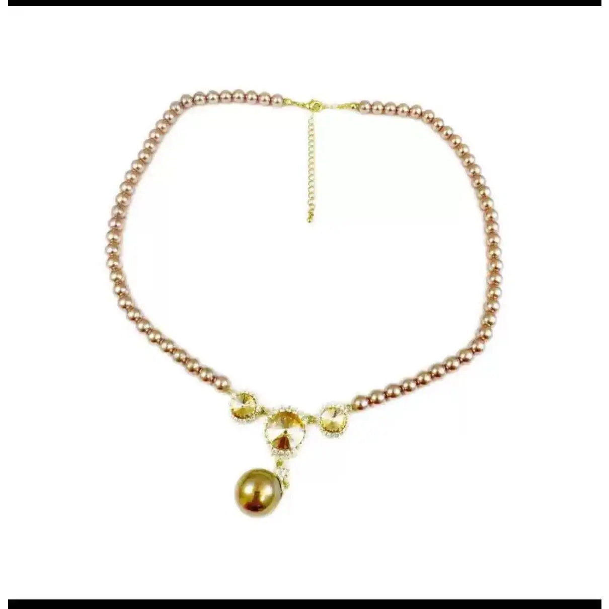 Sunflower Pearl Necklace
