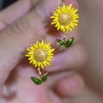 Sunflower Stud Earrings