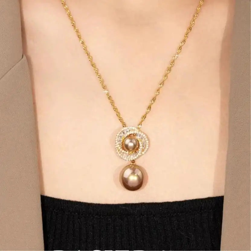 Sweater Chain Accessory Pendant Necklace