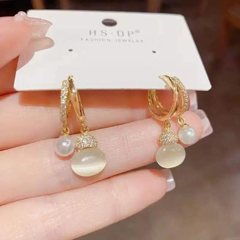 Tassel Gourd Drop Earrings