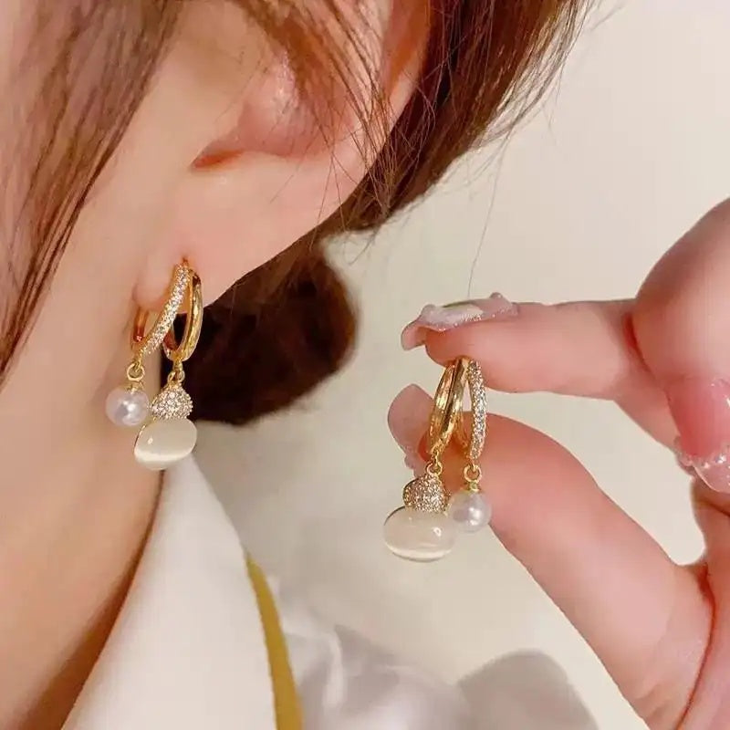 Tassel Gourd Drop Earrings