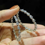Teardrop Large Drop Earrings