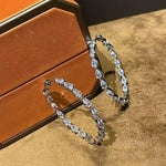 Teardrop Large Drop Earrings