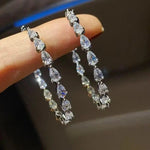 Teardrop Large Drop Earrings