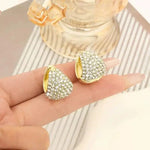 Teardrop Stones Drop Earrings