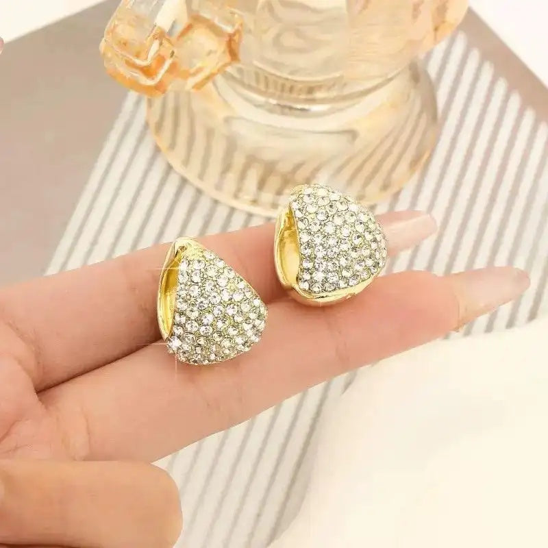 Teardrop Stones Drop Earrings