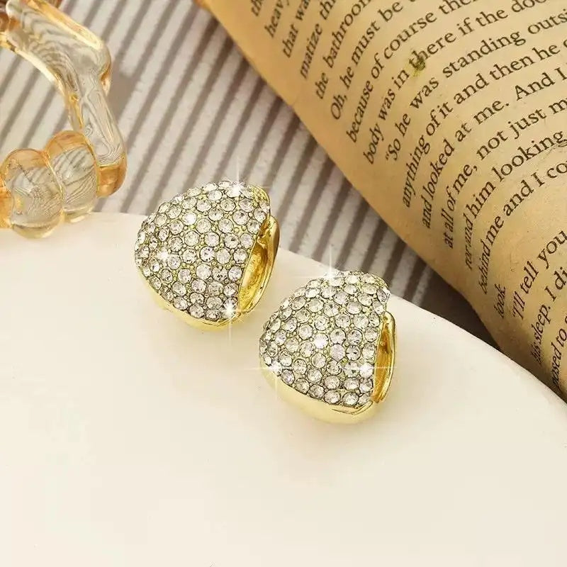 Teardrop Stones Drop Earrings